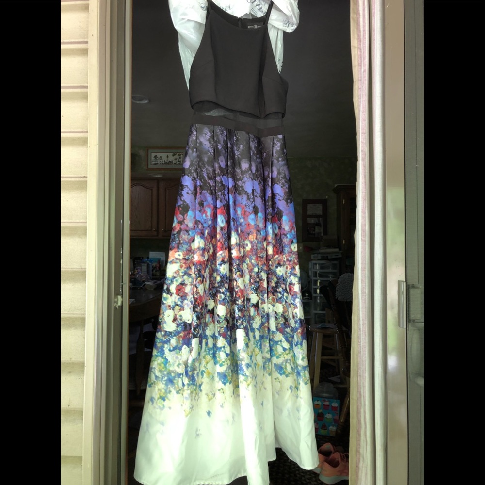 Multi-colored prom or formal dress